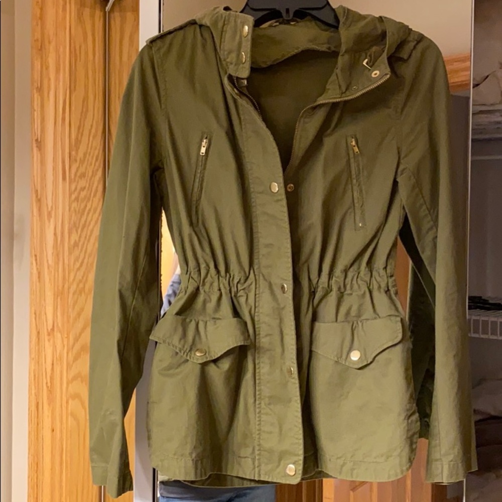 Army green jacket